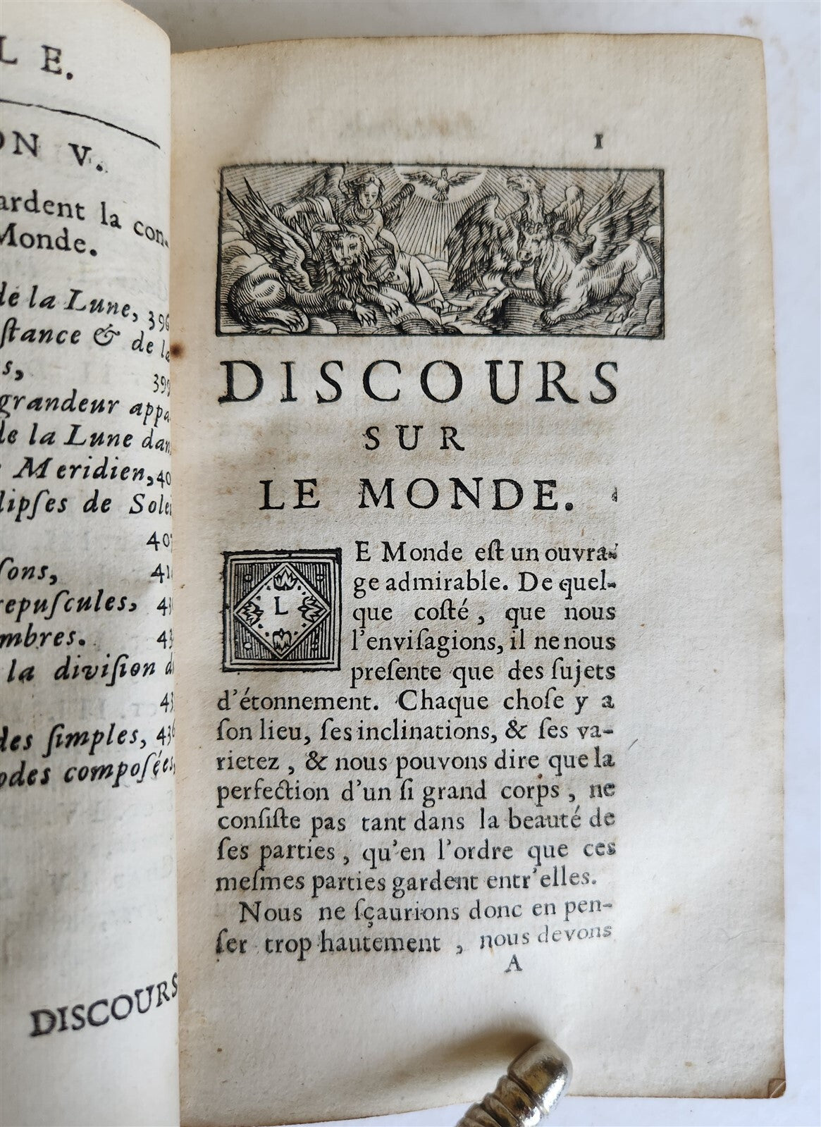 1675 SYSTEM of the WORLD ILLUSTRATED antique cosmologies of Ptolemy & Copernicus