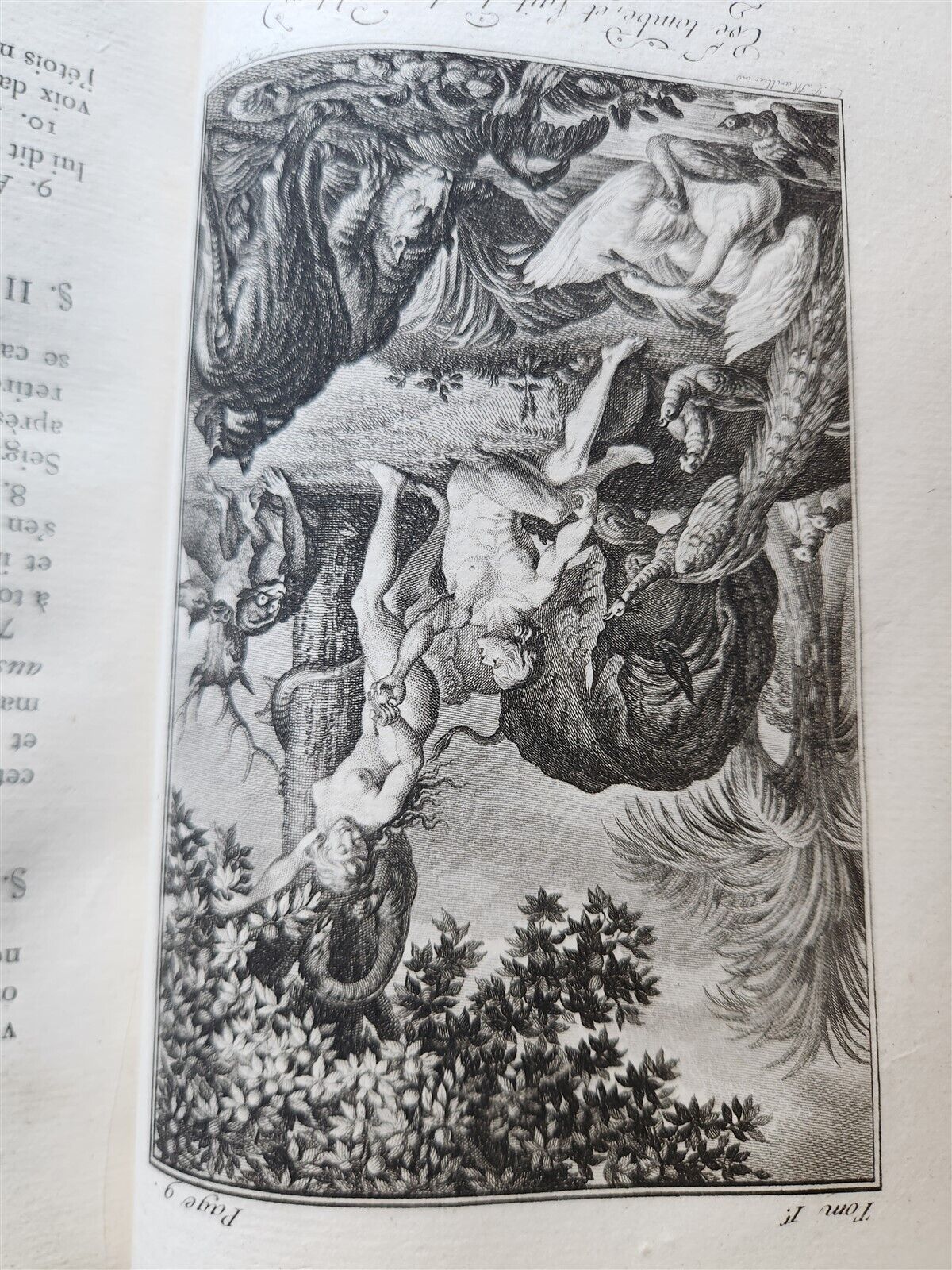 1789 BIBLE in FRENCH ILLUSTRATED w/ 300 PLATES 12 VOLUMES SET antique