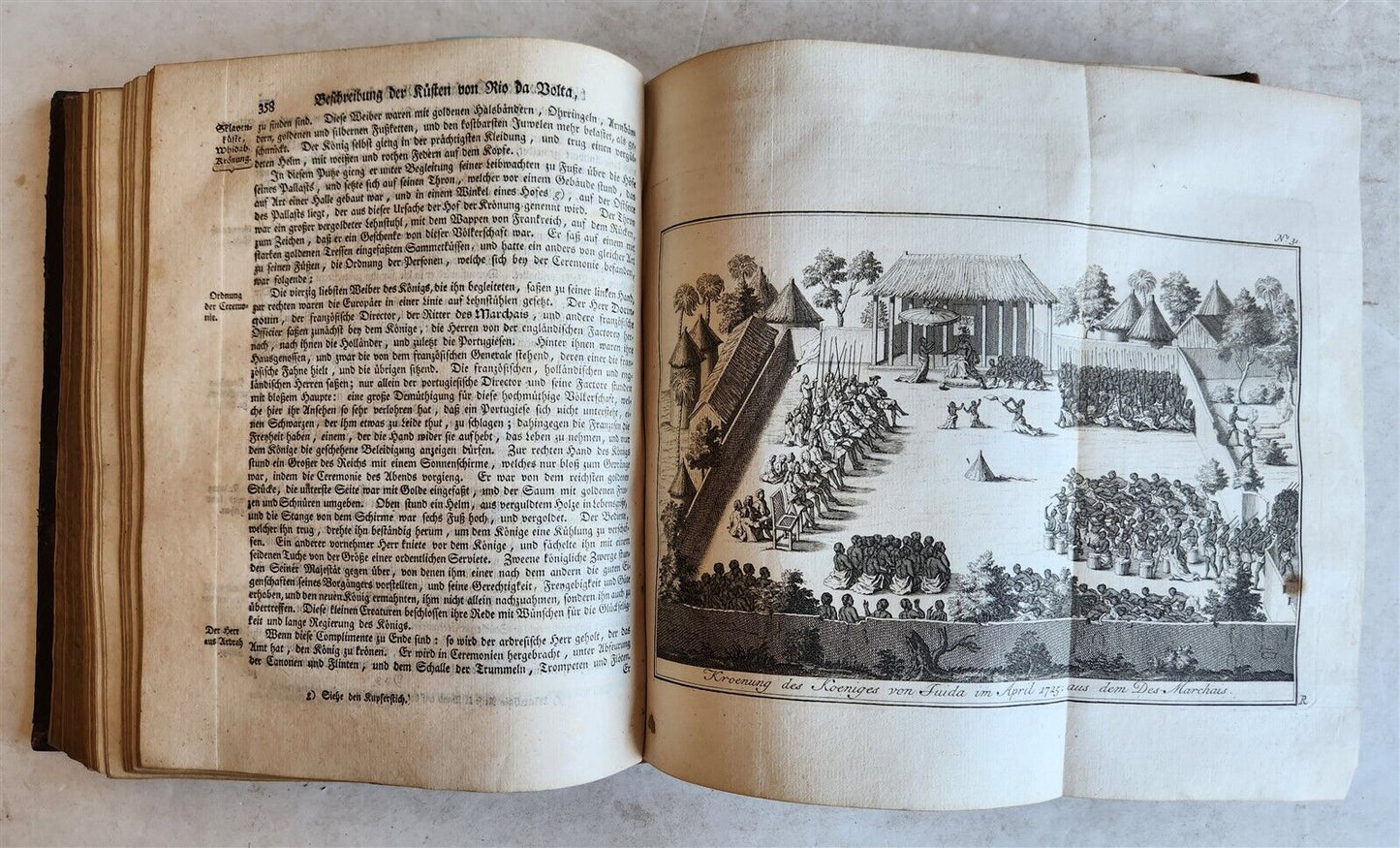 1749 TRAVELS HISTORY ILLUSTRATED antique AFRICA Guinea Benin Angola Loango Congo