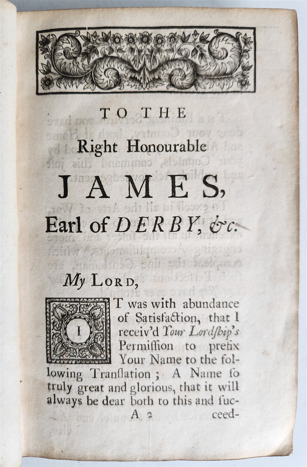 1712 THE SATIRES & EPISTLES of HORACE antique by DUNSTER in ENGLISH
