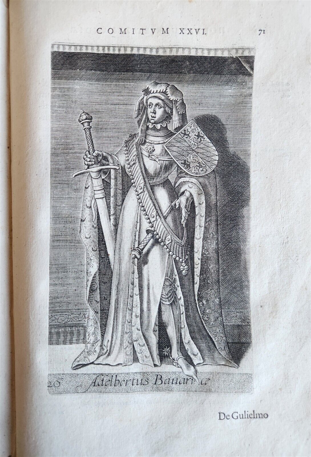 1584 HISTORY of HOLLAND antique ILLUSTRATED vellum bound Netherlands 16th CENT.