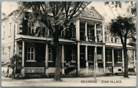 ZOAR VILLAGE OH VINTAGE REAL PHOTO POSTCARD RPPC