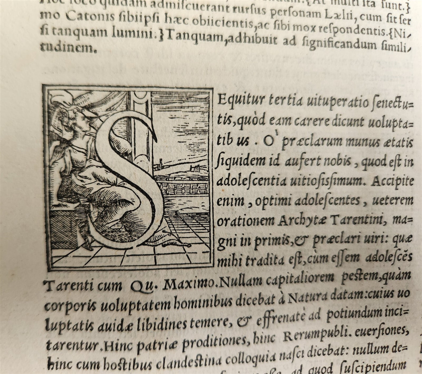 1548 ALDINE PRESS CICERO antique 16th CENTURY VELLUM BOUND FOLIO Aldus