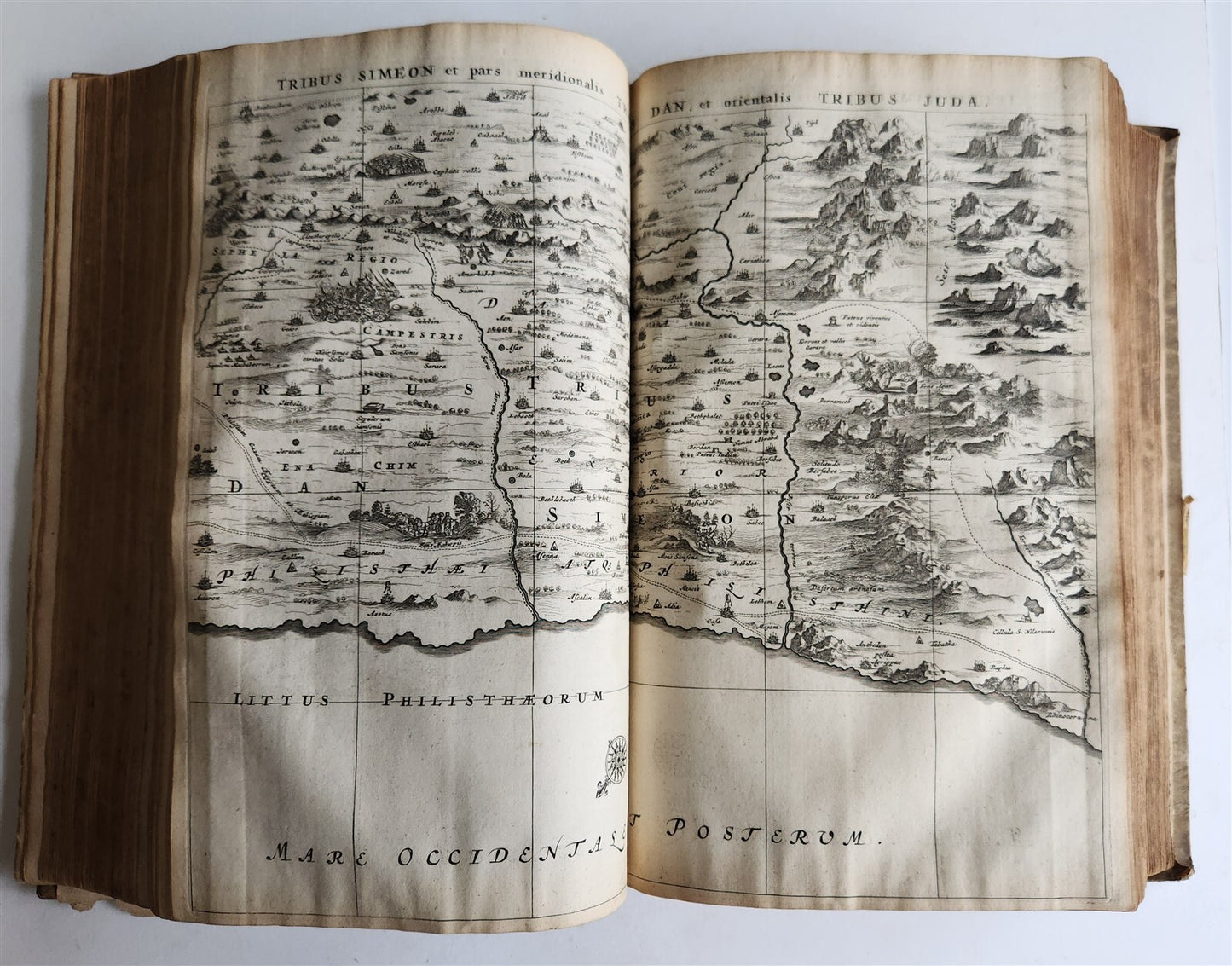 1677 TRAVELS to PALESTINE SYRIA & HOLY LAND antique FOLIO ILLUSTRATED w/ MAPS