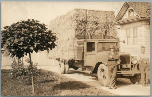 MARYLAND 1931 TRUCK ANTIQUE REAL PHOTO POSTCARD RPPC