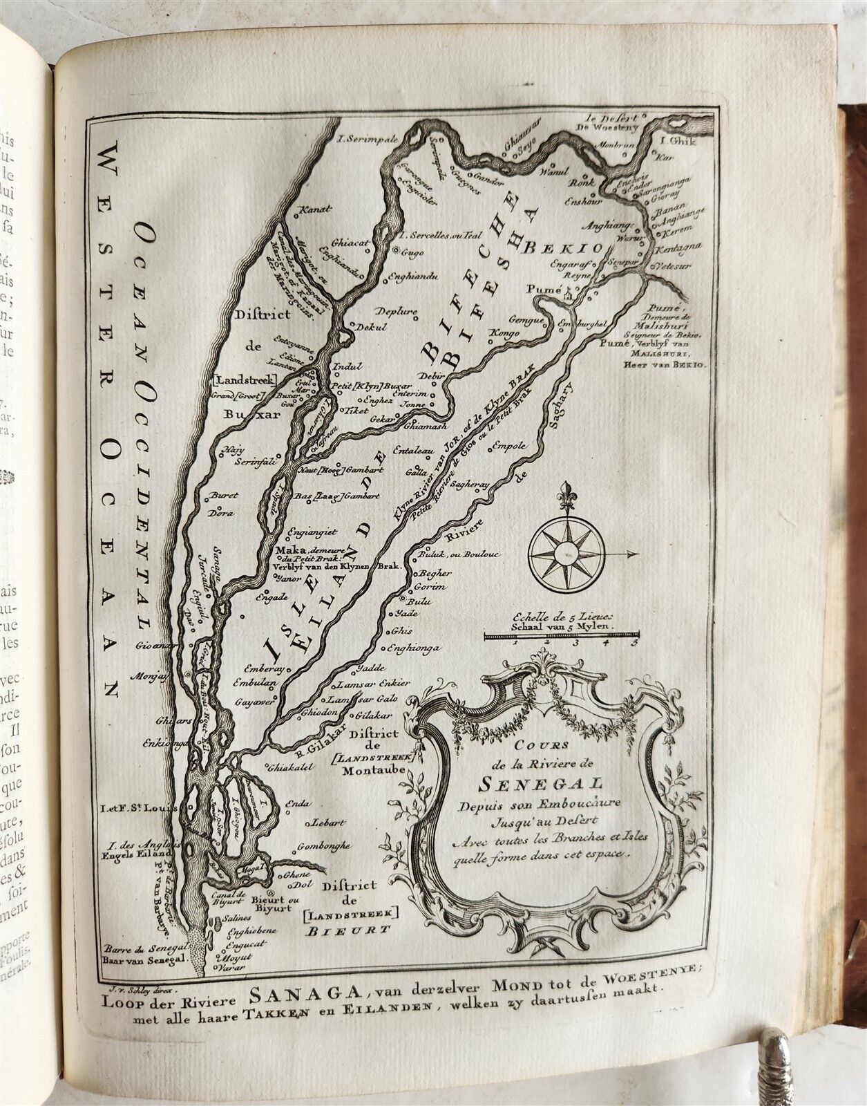 1747 TRAVELS TO AFRICA antique Histoire generale des voyages vol. 3 ILLUSTRATED