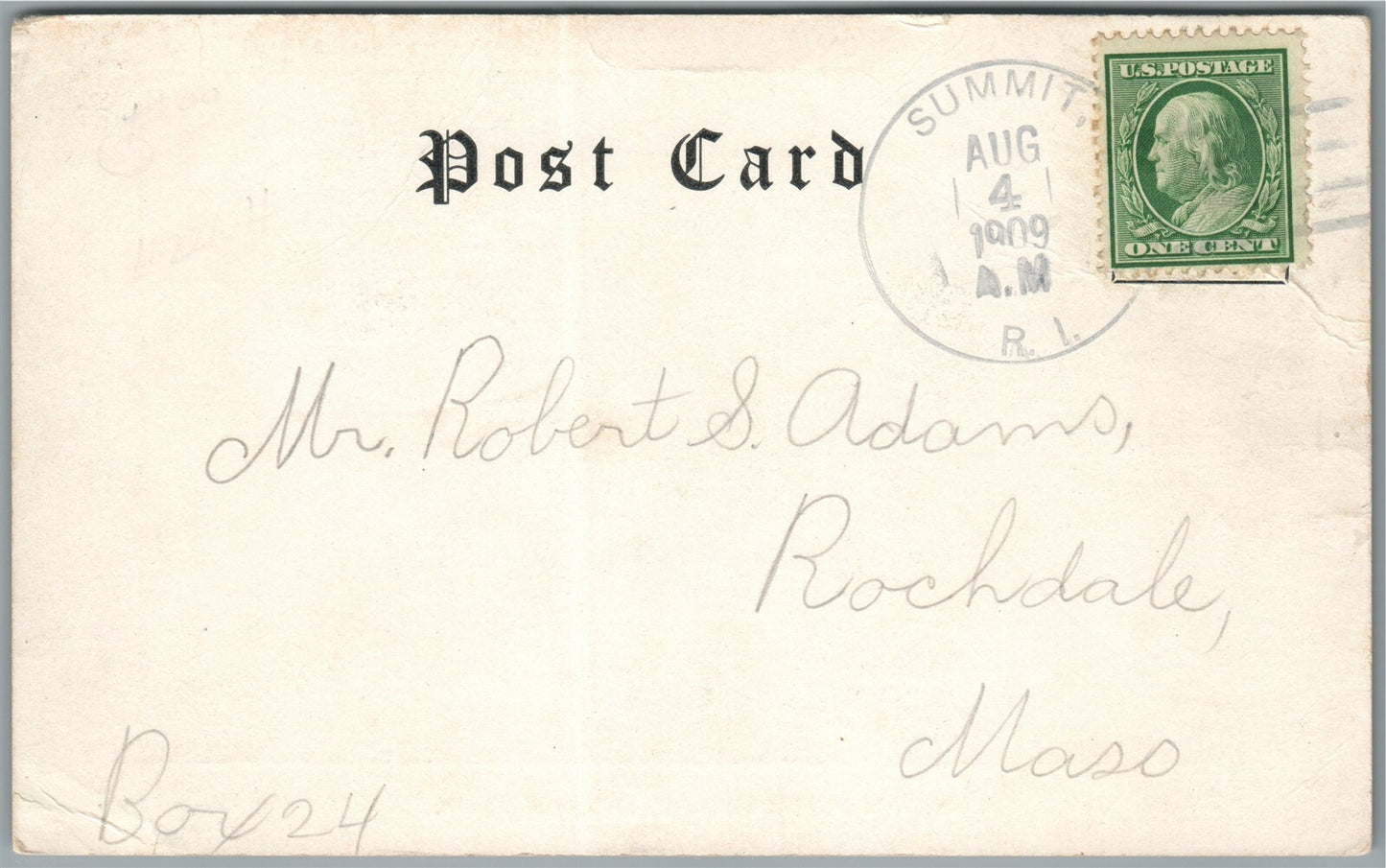 E. KILLINGLY CT WHITE STONE MILL ANTIQUE POSTCARD