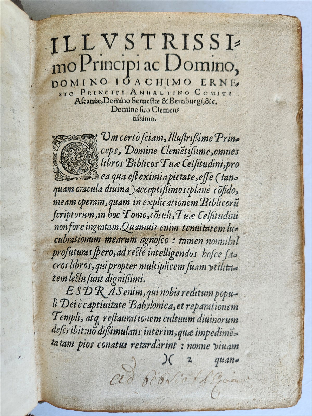 1578 BIBLE in LATIN OLD TESTAMENT ANTIQUE 16th CENTURY PIGSKIN BOUND L. OSIANDER