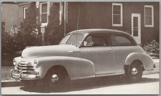 1947 CHEVROLET STYLEMASTER VINTAGE POSTCARD