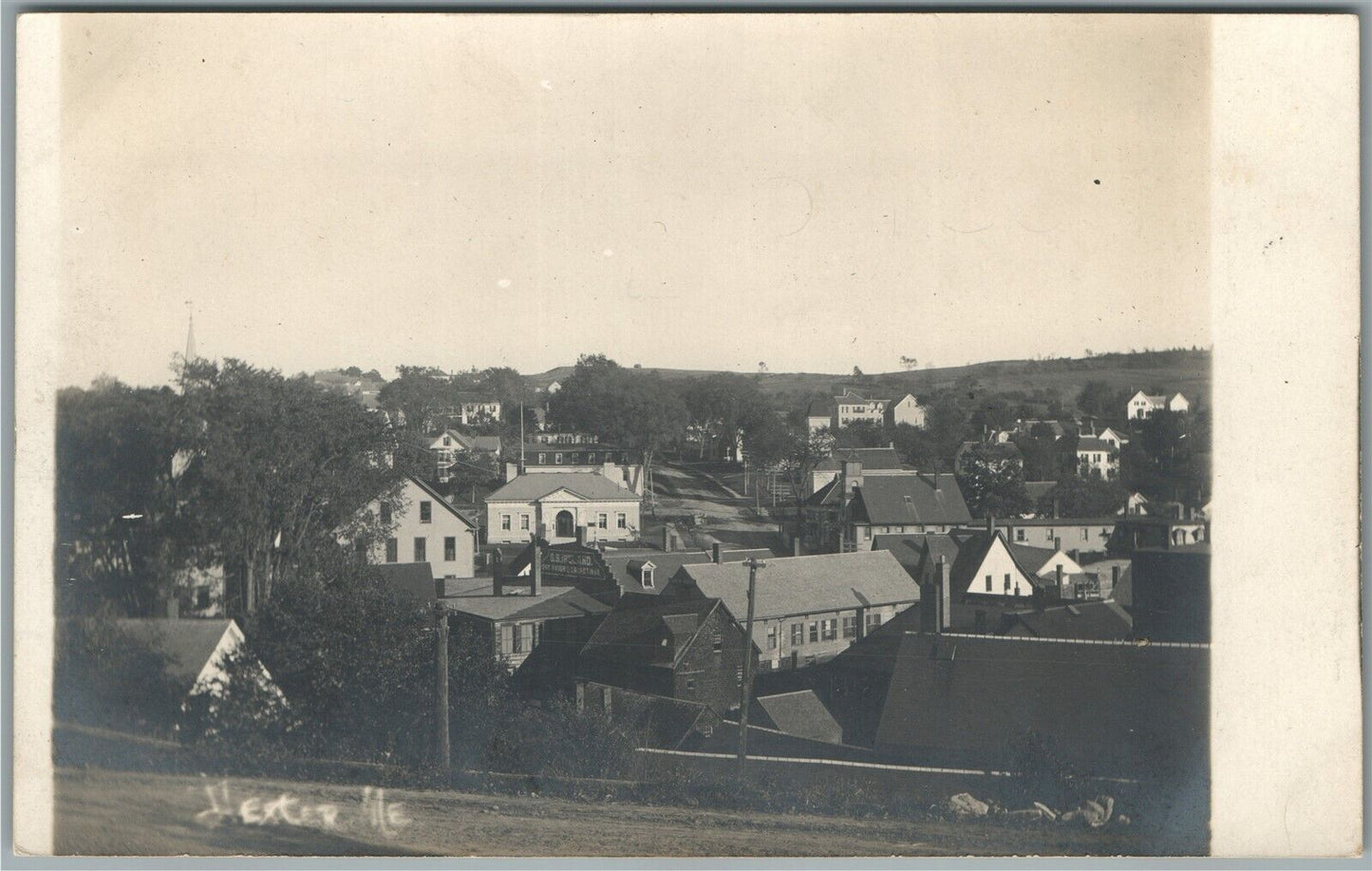 DEXTER ME ANTIQUE REAL PHOTO POSTCARD RPPC