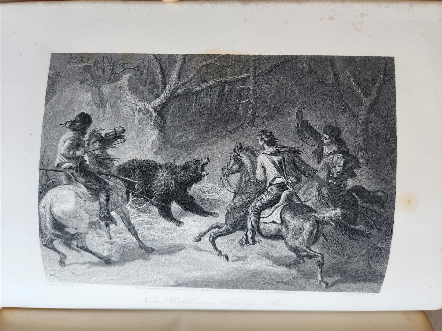 1874 PICTURESQUE AMERICA by WILLIAM BRYANT 2 FOLIO VOLUMES ILLUSTRATED antique