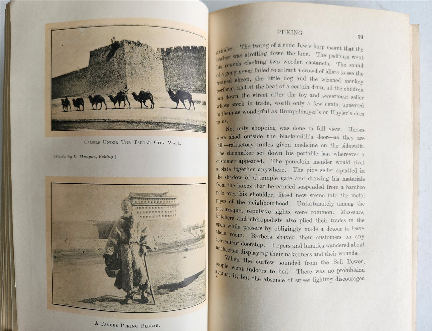 1920 PEKING HISTORICAL & INTIMATE DESCRIPTION by JULIET BREDON antique CHINA