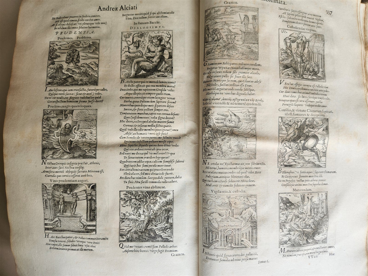 1560 ANDREA ALCIATO ILLUSTRATED FOLIO antique Alciati iuriscons. mediolanensis