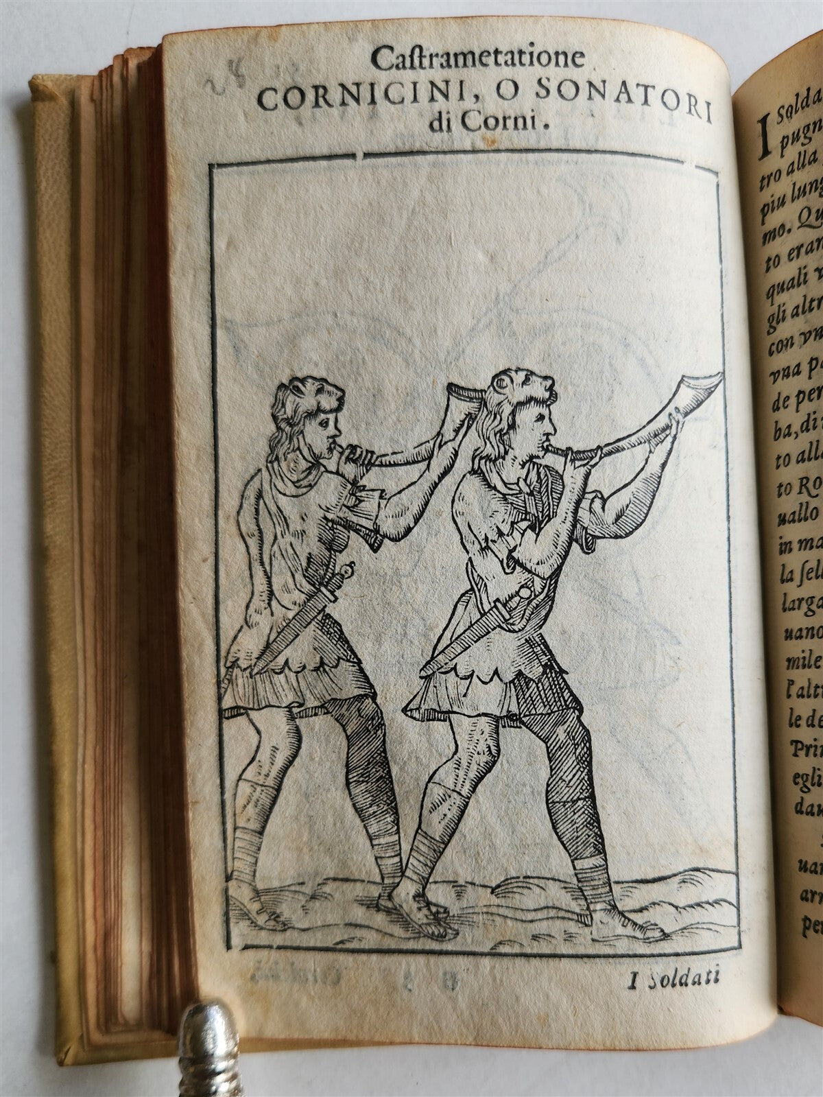 1583 TURKISH & ROMAN MILITARY antique ILLUSTRATED OTTOMAN EMPIRE vellum binding