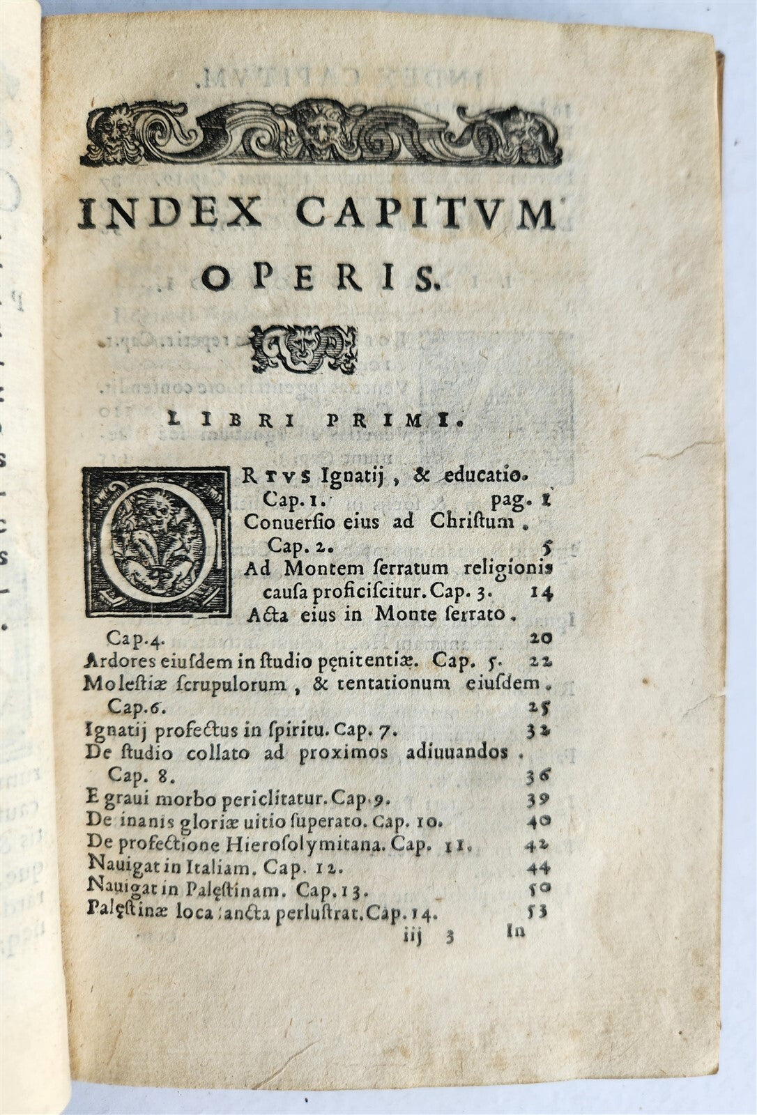 1585 IGNATII LOYOLA BIOGRAPHY antique De vita et moribus Ignatii Loiolae 16th C.