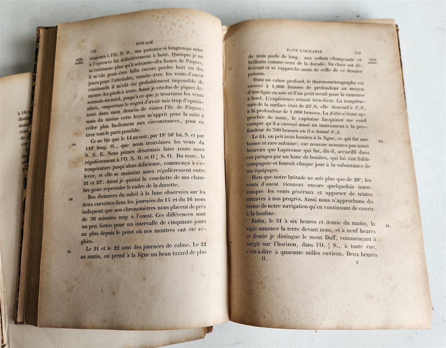 1840s VOYAGE AU POLE SUD et dans L'OCEANIE antique 3 VOLUMES NORTH POLE OCEANIA