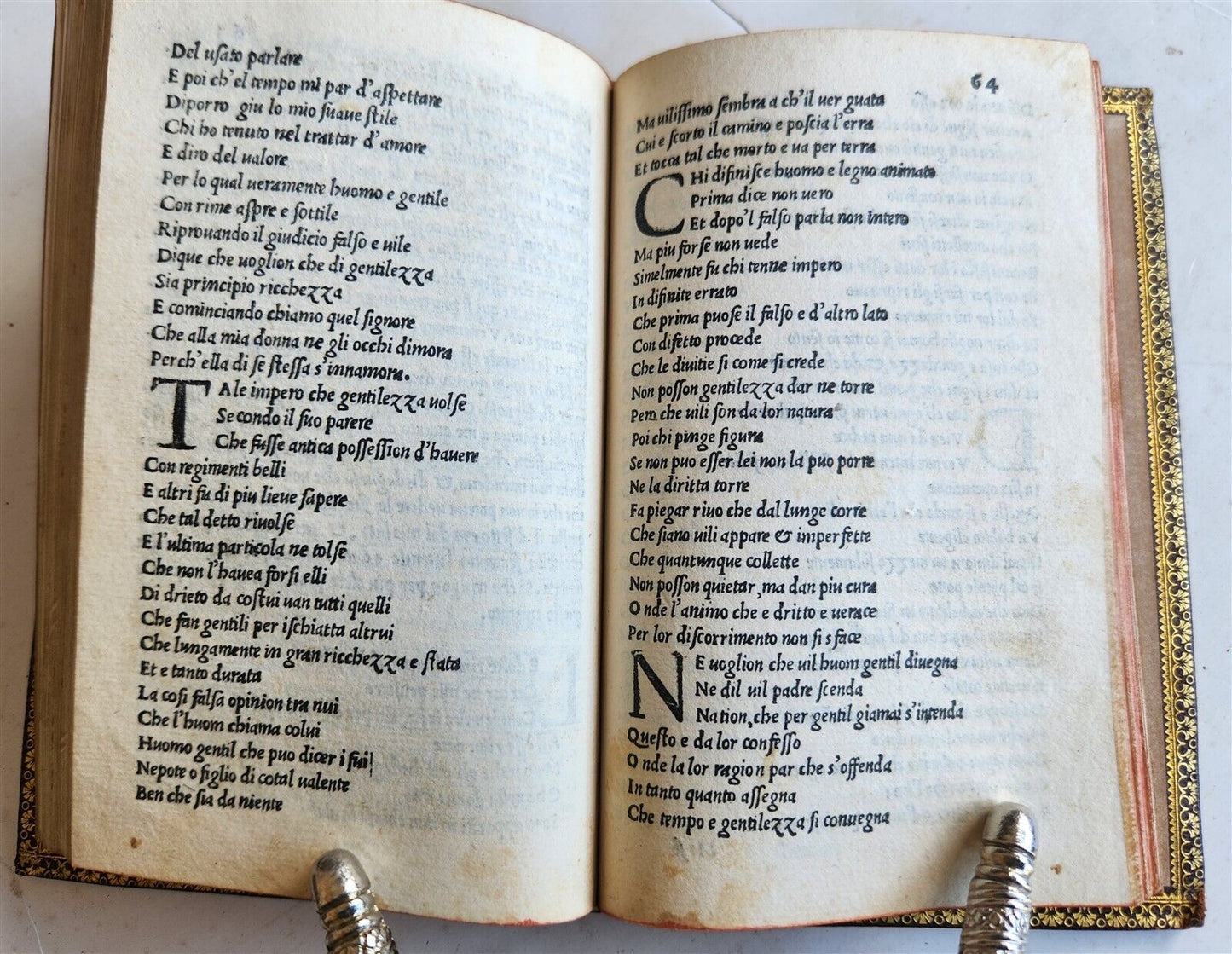1531 DANTE ALIGHIERI POST-INCUNABULA L'Amoroso Convivio ANTIQUE in ITALIAN
