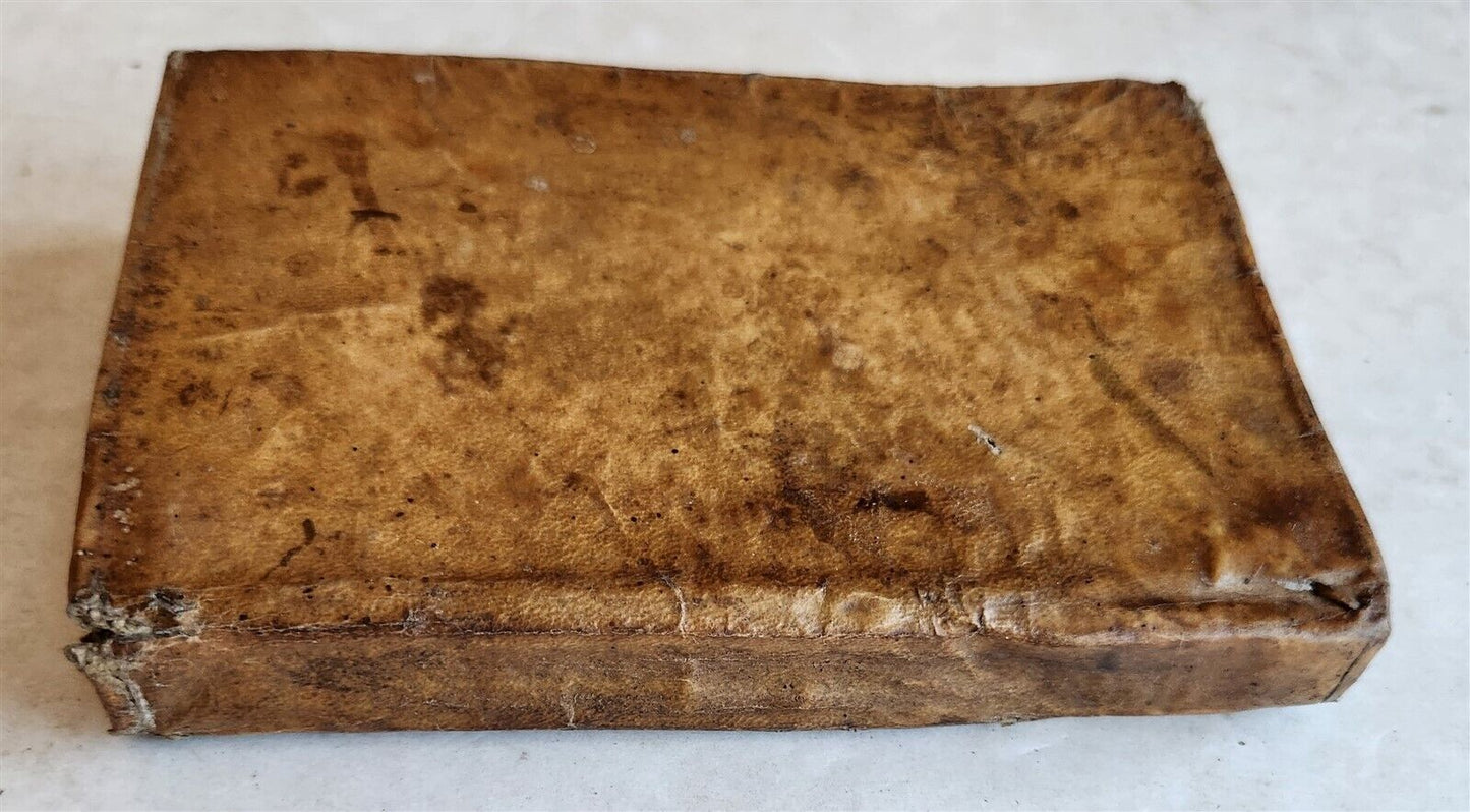 1737 L'AMOR DE CUORI GESU BAMBINIO by S. NATALE antique in ITALIAN vellum bound