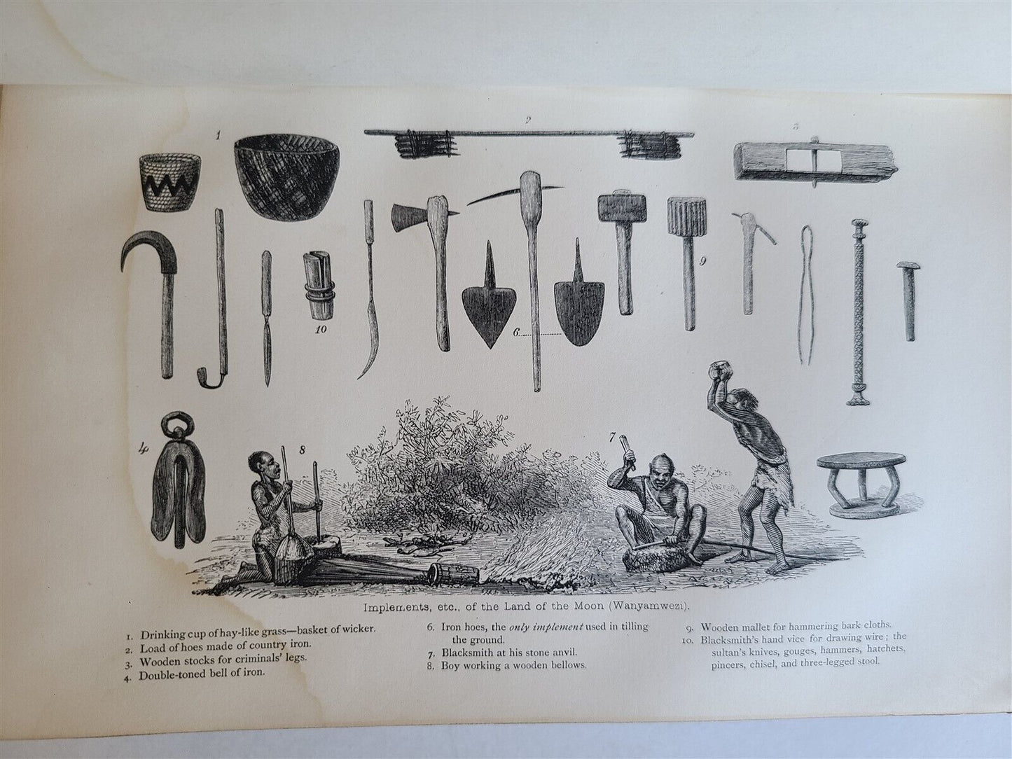 1863 JOURNAL of DISCOVERY of SOURCE of NILE antique ILLUSTRATED in ENGLISH