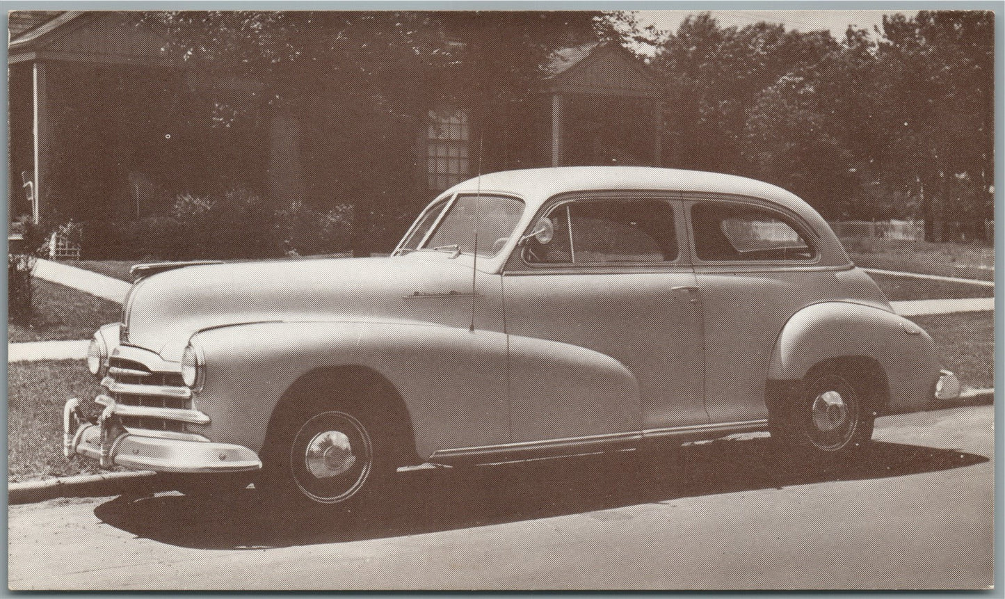 1948 PONTIAC TORPEDO 2 DOOR SEDAN VINTAGE POSTCARD