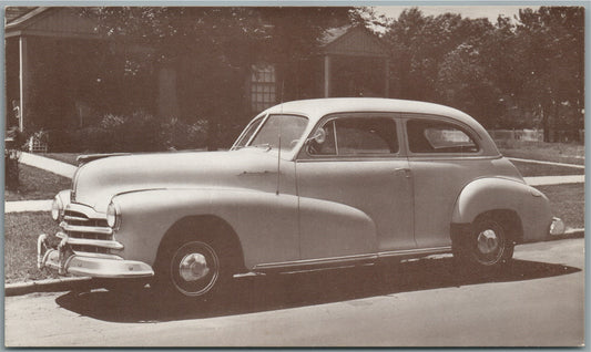 1948 PONTIAC TORPEDO 2 DOOR SEDAN VINTAGE POSTCARD