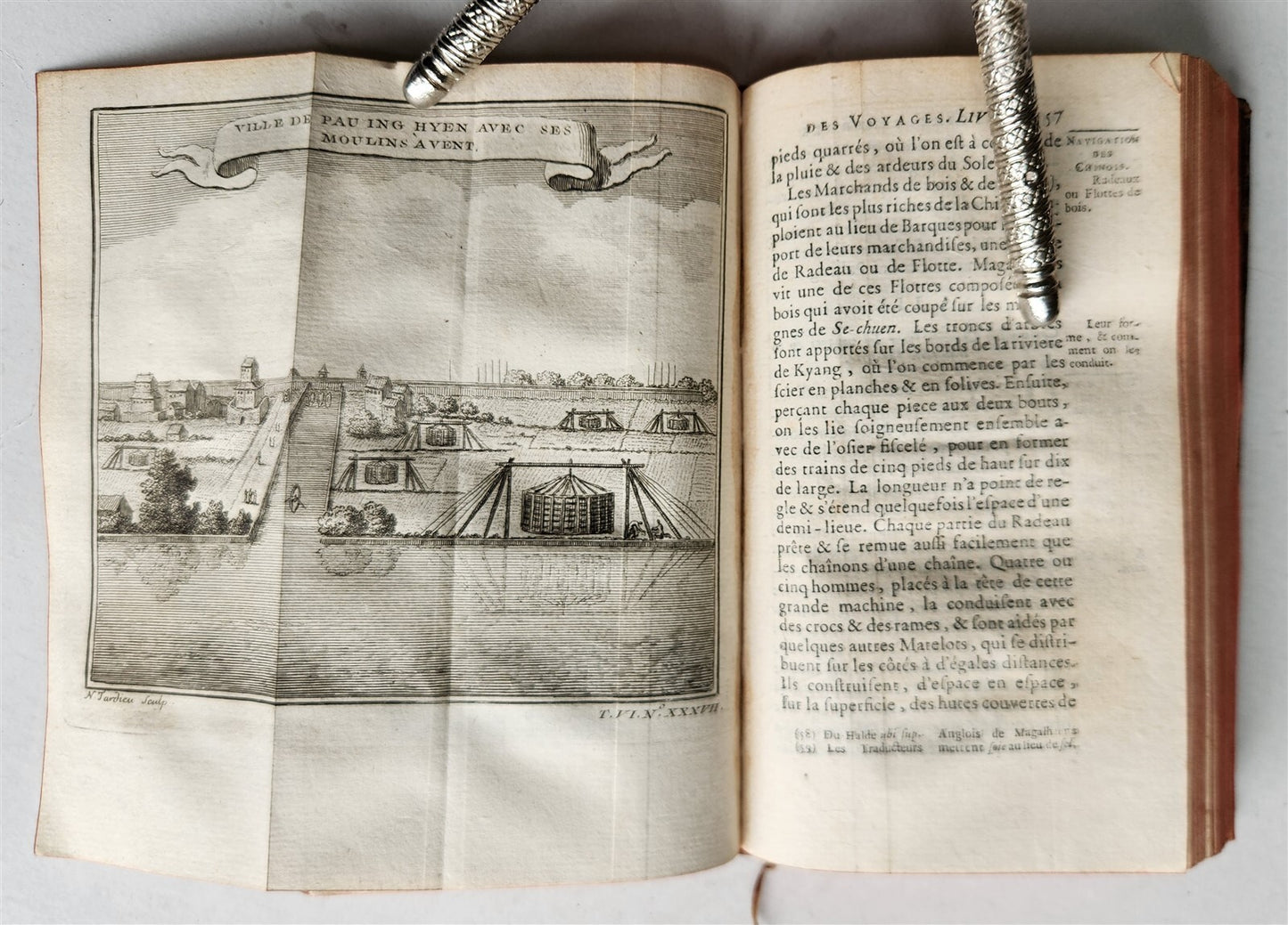 1749 HISTOIRE des VOYAGES antique Vol.22 CHINA TRAVELS illustrated