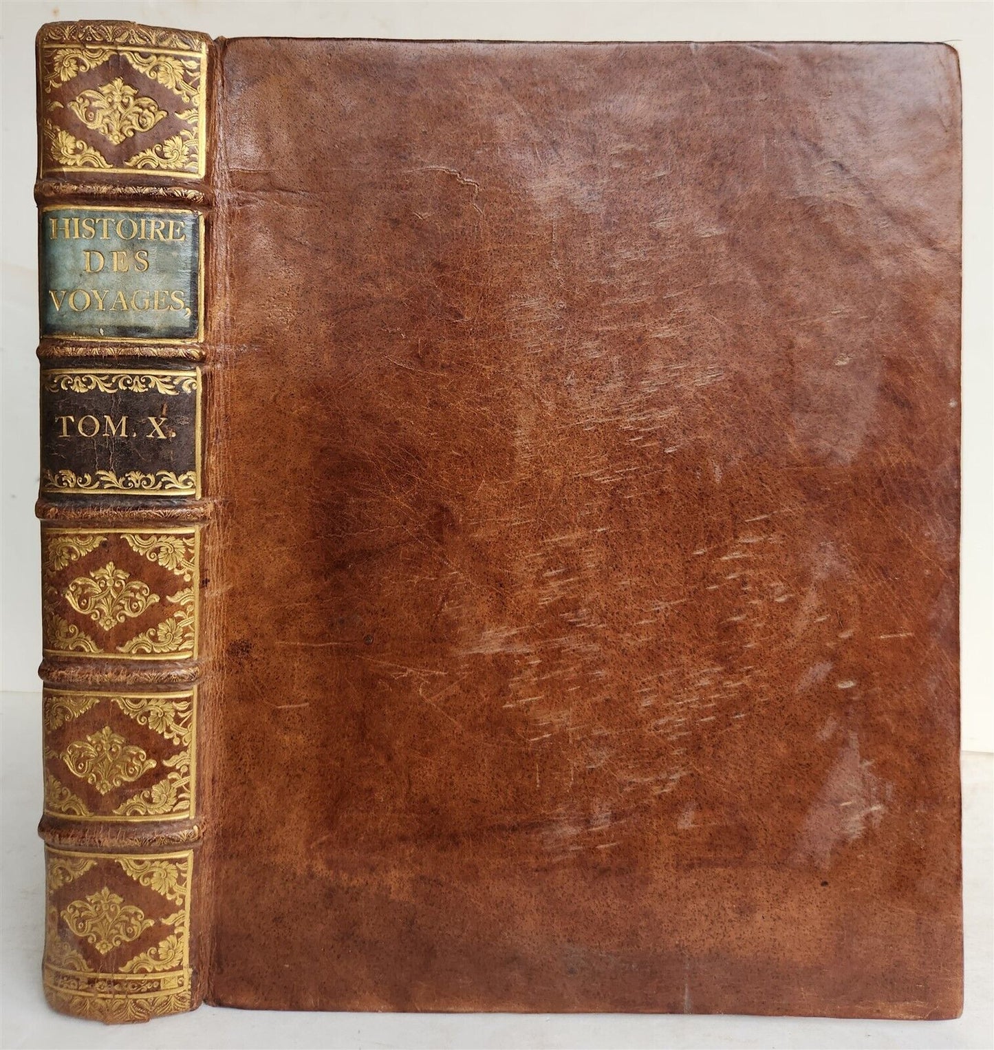 1753 PYLARD TRAVELS TO EAST INDIES antique Histoire generale des voyages ILLUSTR