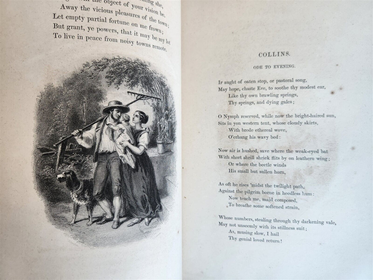 1859 ILLUSTRATED A GALLERY OF FAMOUS ENGLISH AND AMERICAN POETS antique