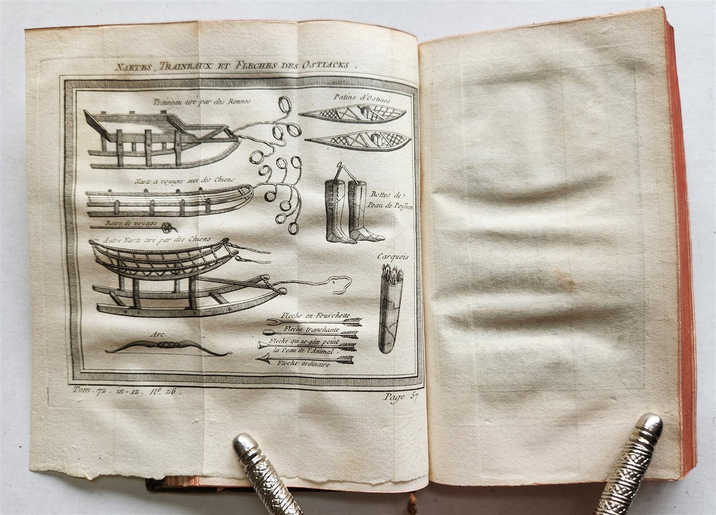 1768 HISTOIRE des VOYAGES illustrated TRAVELS to SIBERIA, RUSSIA vol. 72 antique