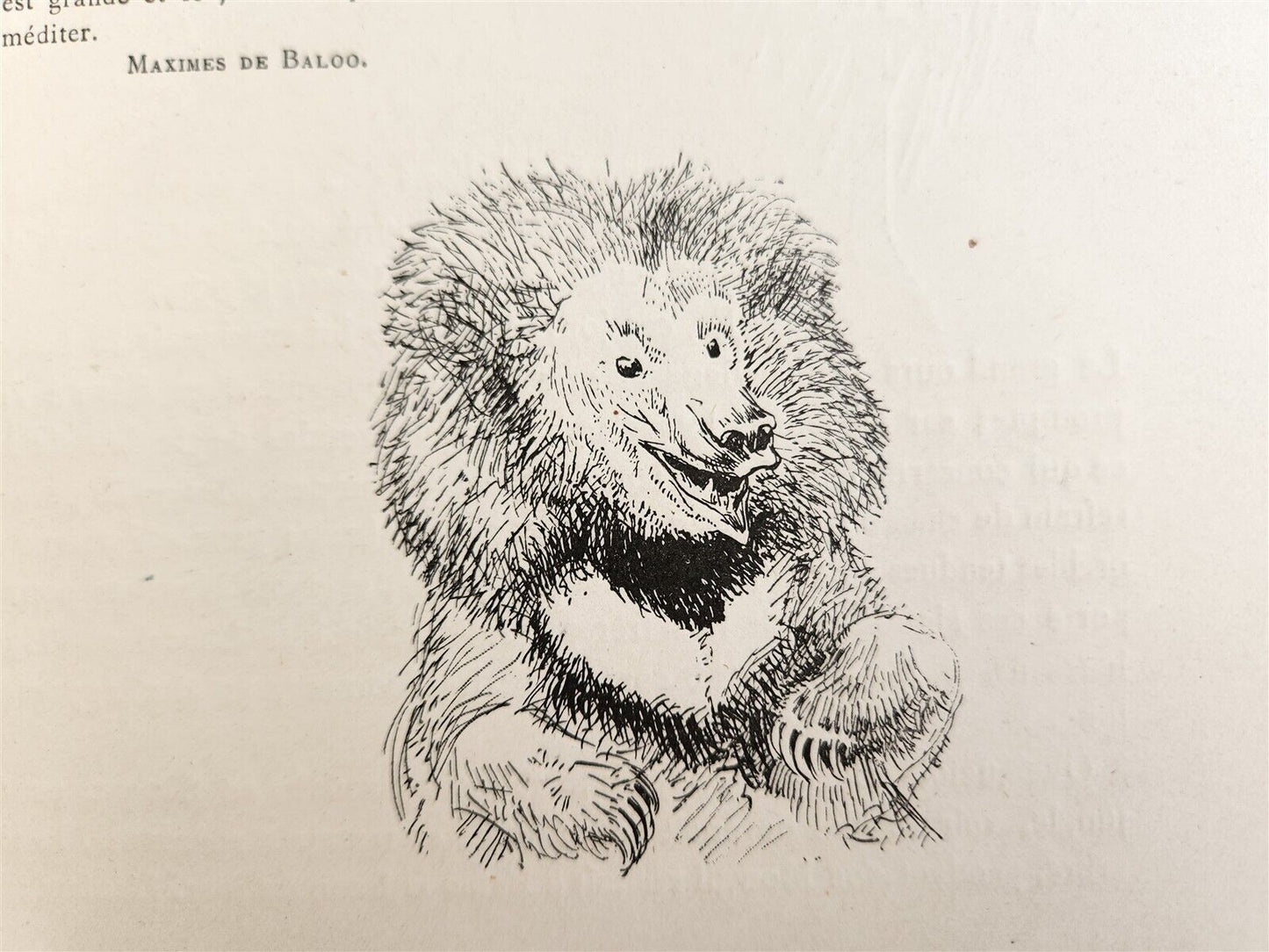 1925-1938 JUNGLE BOOK by KIPLING antique 2 VOLS ILLUSTRATED by Roger Reboussin