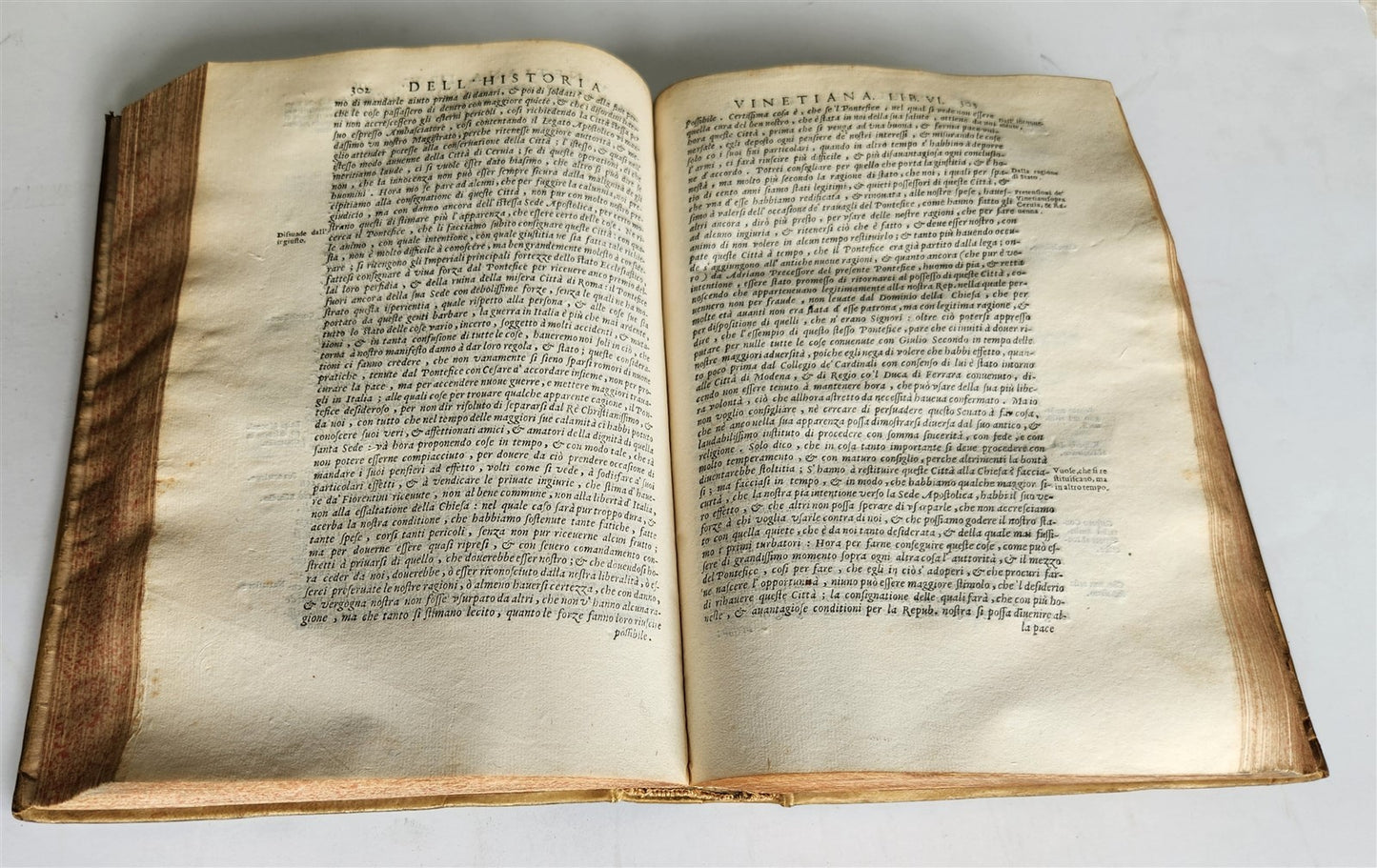 1645 HISTORY of VENICE by PAOLO PARUTA antique VELLUM BOUND 17th CENTURY