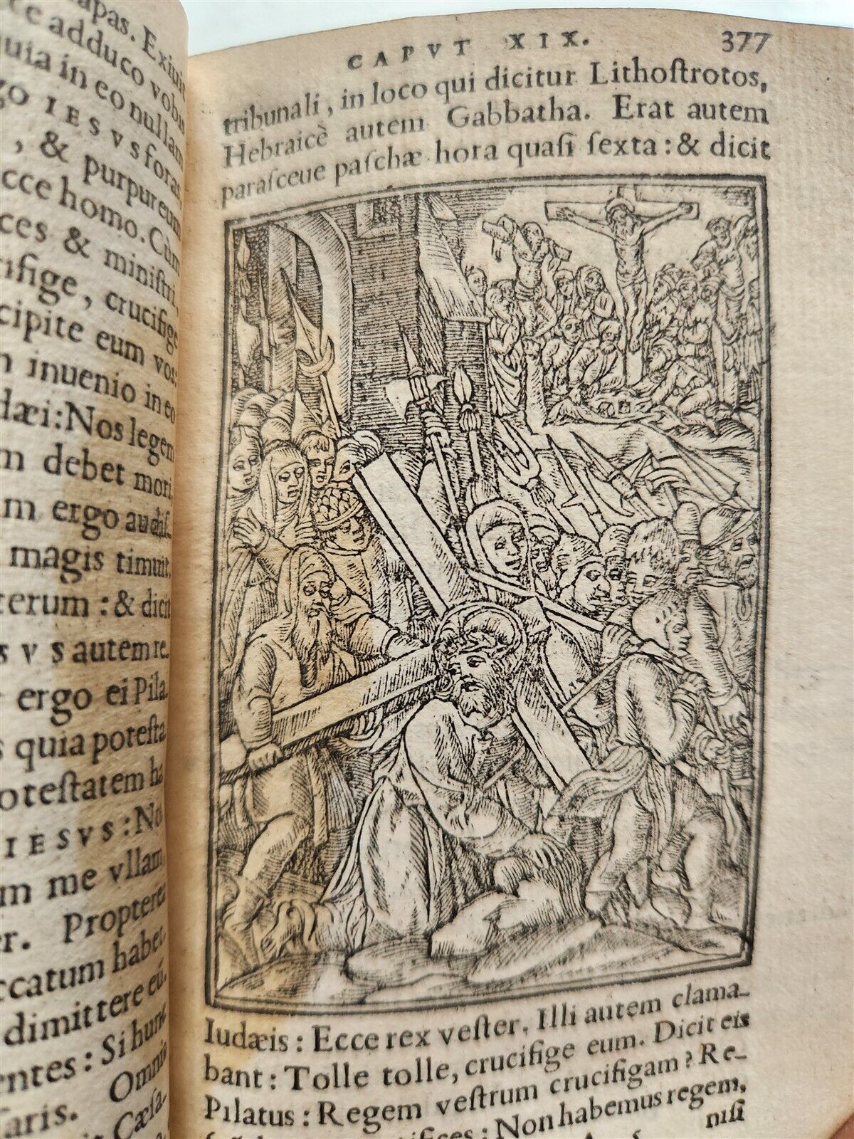 1548 BIBLE IN LATIN ILLUSTRATED antique 16th CENTURY NEW TESTAMENT rare