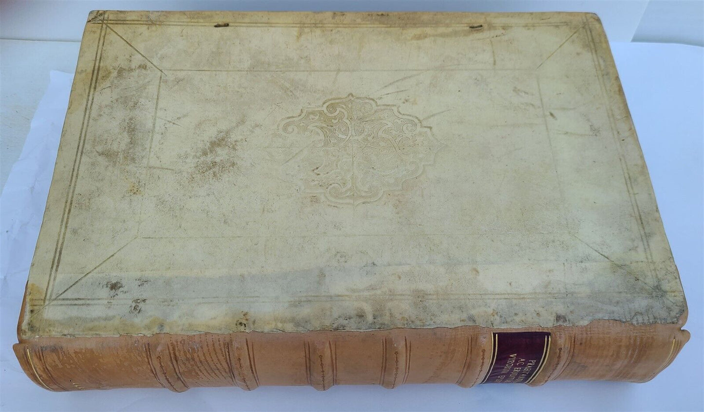 1684 Protestantism antique VELLUM FOLIO Paestantium Eruditorum Virorum Epistolae