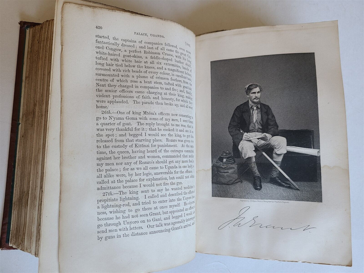 1863 JOURNAL of DISCOVERY of SOURCE of NILE antique ILLUSTRATED in ENGLISH