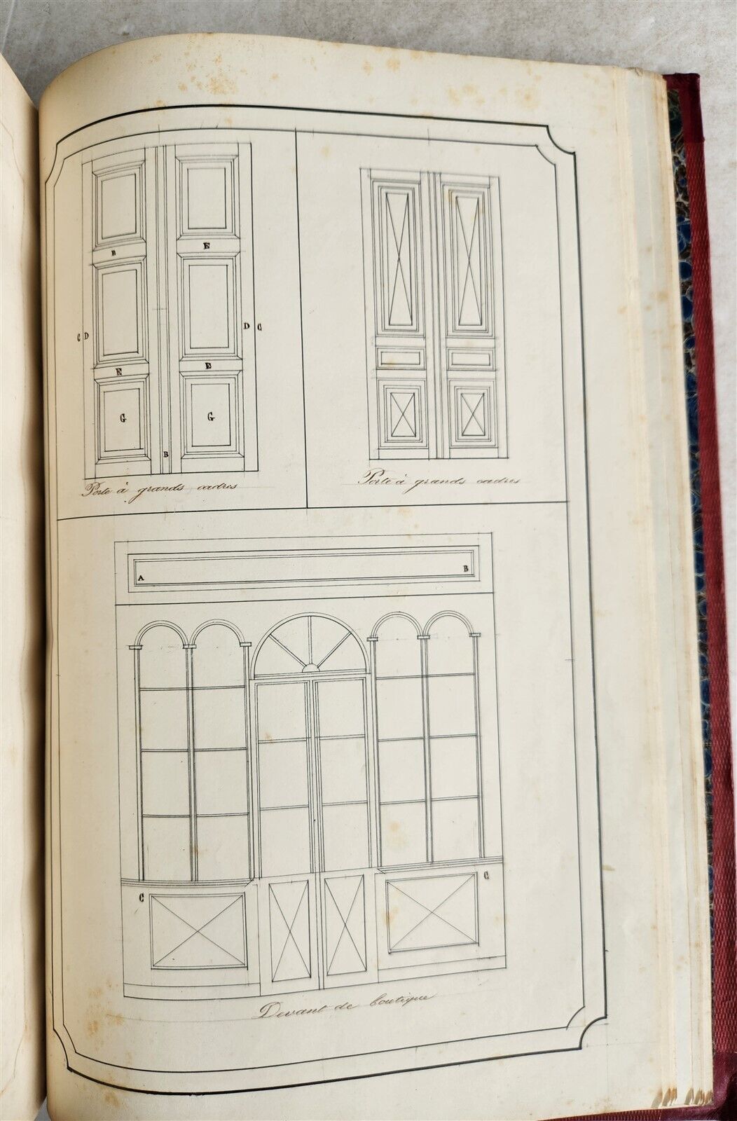 1840 MANUSCRIPT in FRENCH antique FOLIO 57 leaves