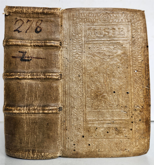 1566 MELANCHTHON Philippe Postill uber die Evangelia ANTIQUE pigskin ILLUSTRATED