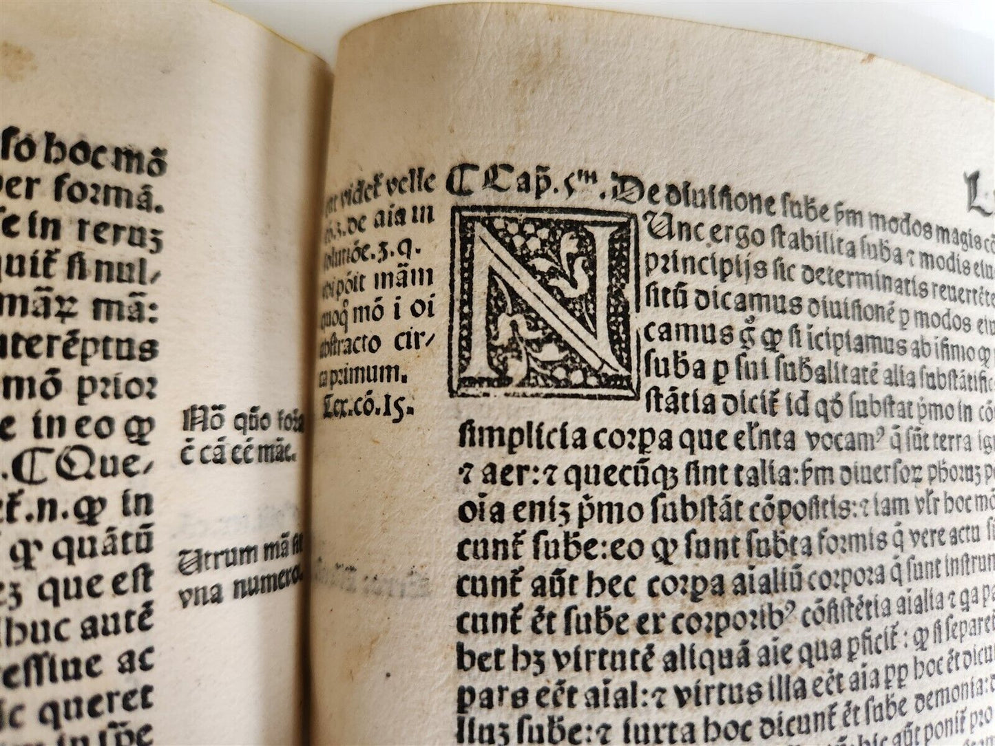 1517 POST-INCUNABULA ALBERTUS MAGNUS antique METAPHYSICA SCIENCE PHILOSOPHY
