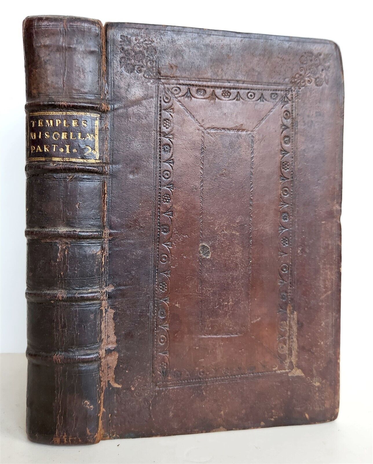 1705 WILLIAM TEMPLE MISCELLANEA antique in ENGLISH