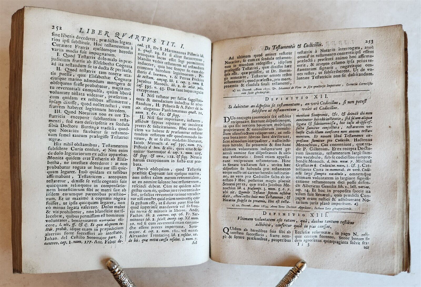 1656 LAW BOOK Decisiones Frisicae antique VELLUM BINDING