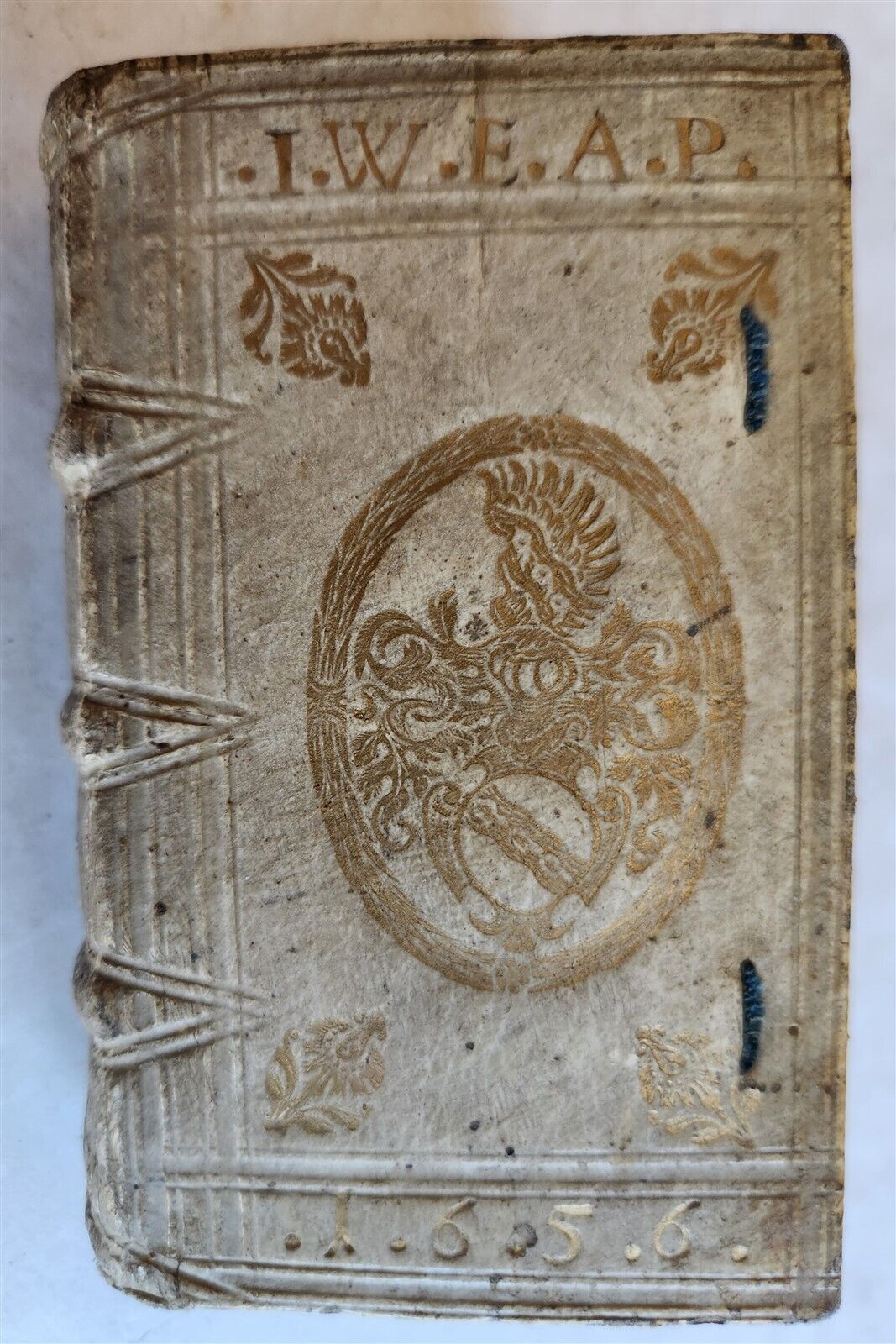 1646 SANCTAE INTENTIONES HAGIOPHILAE TRIBUS antique FABULOUS VELLUM BINDING