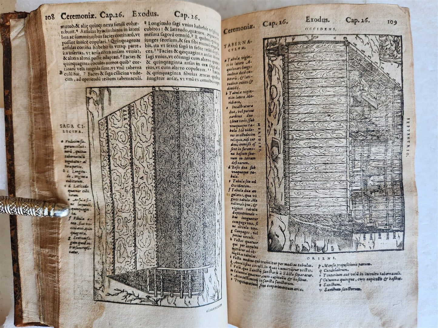 1573 BIBLE in LATIN antique FULLY ILLUSTRATED Old & New Testament
