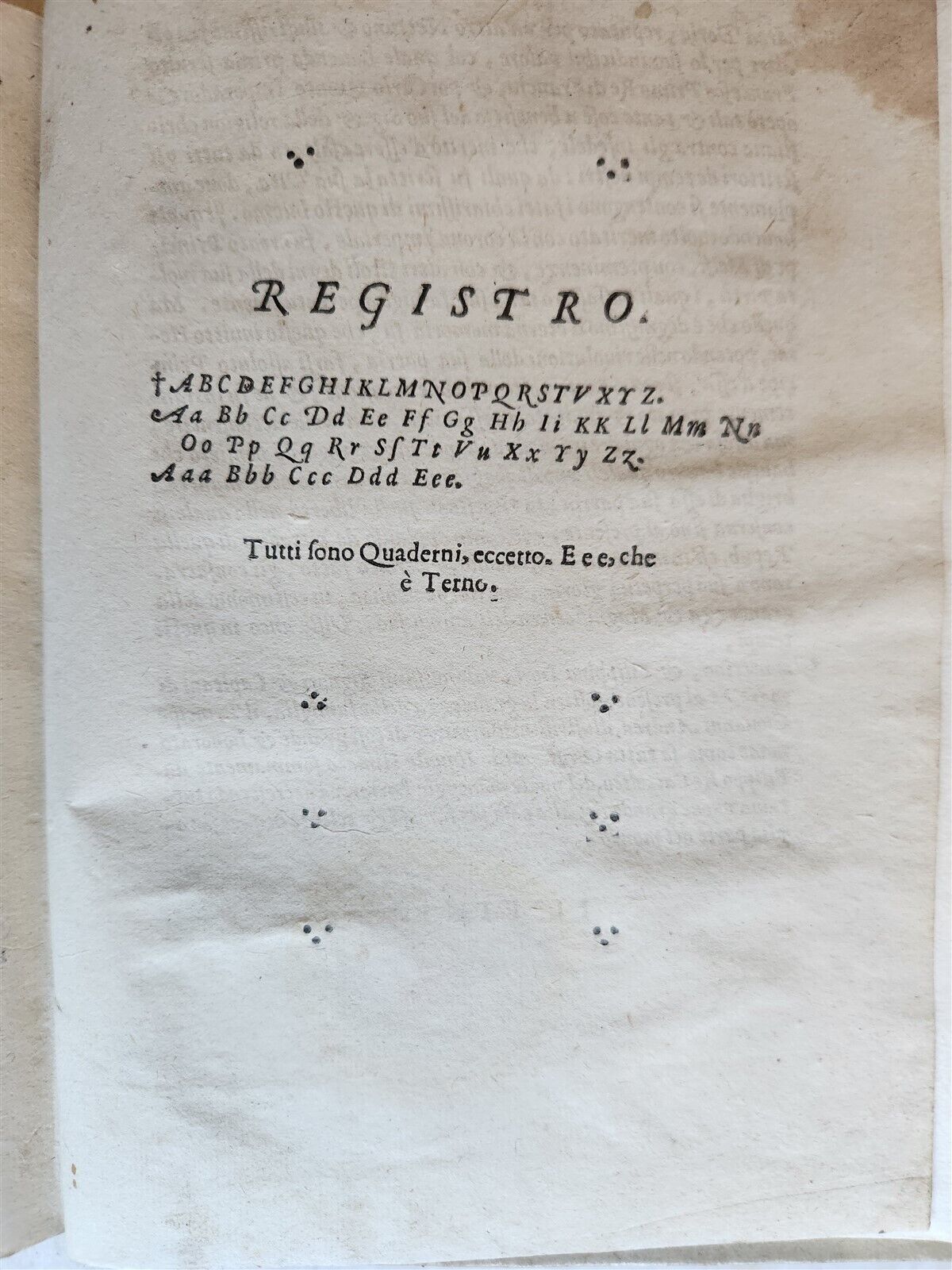 1609 DELLA ORIGINE et de FATTI DELLE FAMIGLIE ILLUSTRI D'ITALIA antique VELLUM