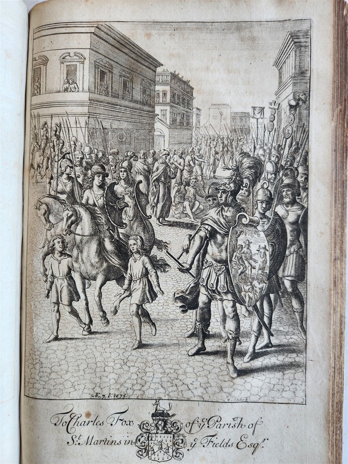 1697 WORKS of VIRGIL by DRYDEN antique ILLUSTRATED w/ 101 AMAZING PLATES