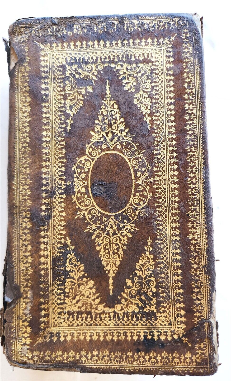 1623 French neo-skepticism by PIERRE CHARRON antique DECORATIVE BINDING