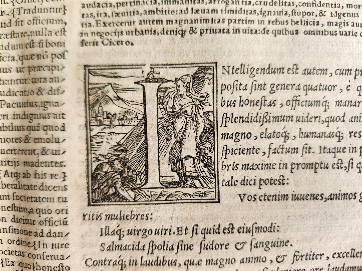 1548 ALDINE PRESS CICERO antique 16th CENTURY VELLUM BOUND FOLIO Aldus