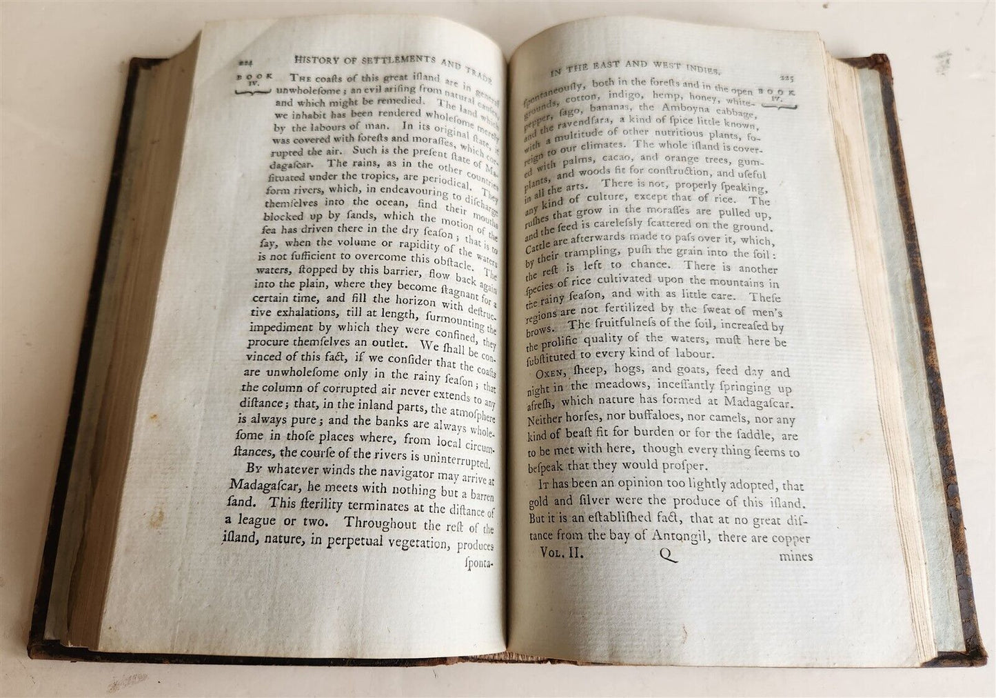 1788 HISTORY of EUROPEAN SETTLEMENTS & TRADE in EAST & WEST INDIES 8 VOL antique