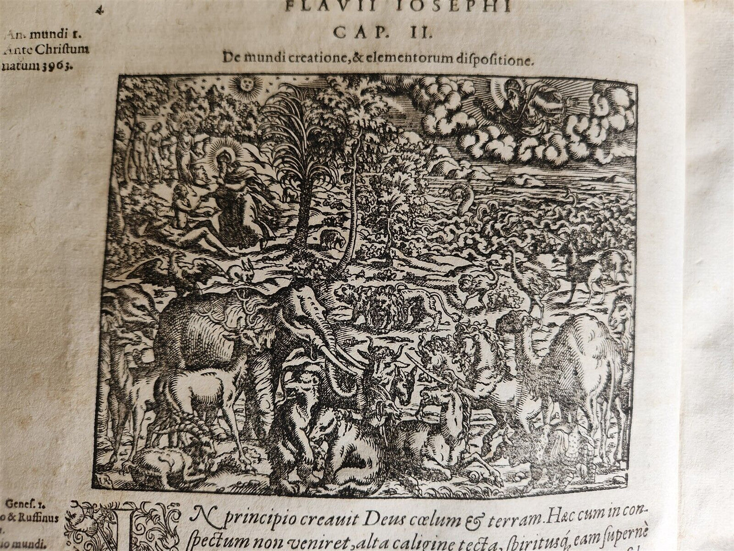 1580 FLAVIUS JOSEPHUS BEAUTIFULLY ILLUSTRATED MASSIVE FOLIO antique Judaica RARE
