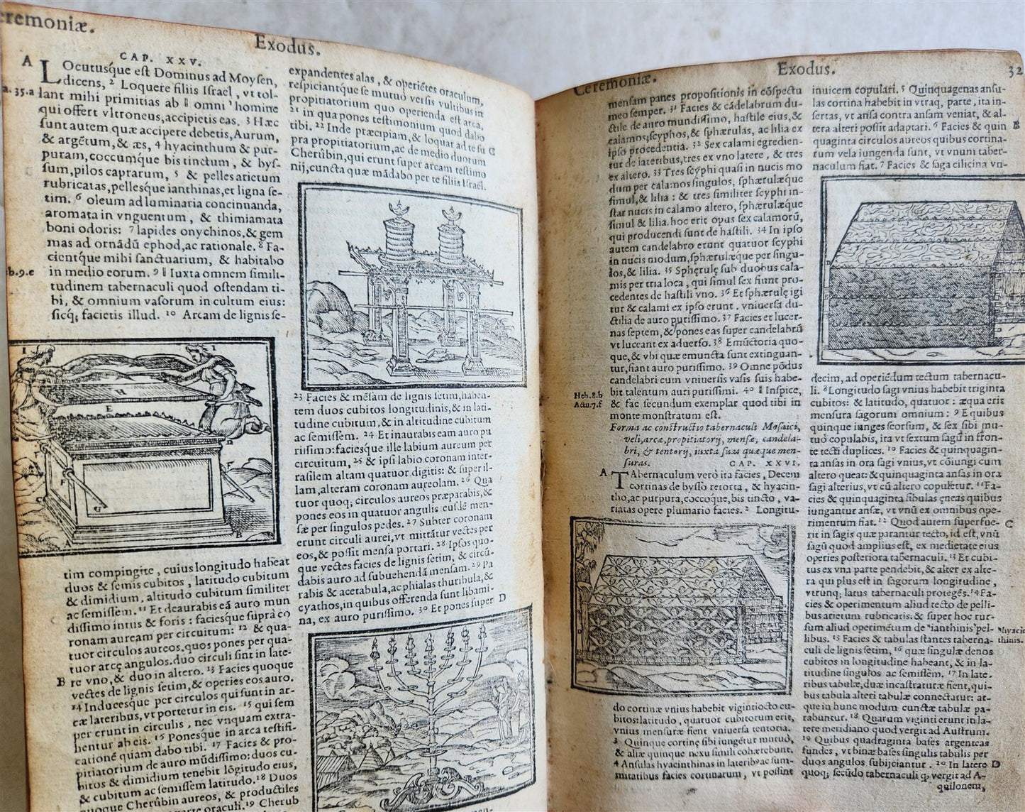 1563 BIBLE in LATIN antique ILLUSTRATED 16th century BIBLIA
