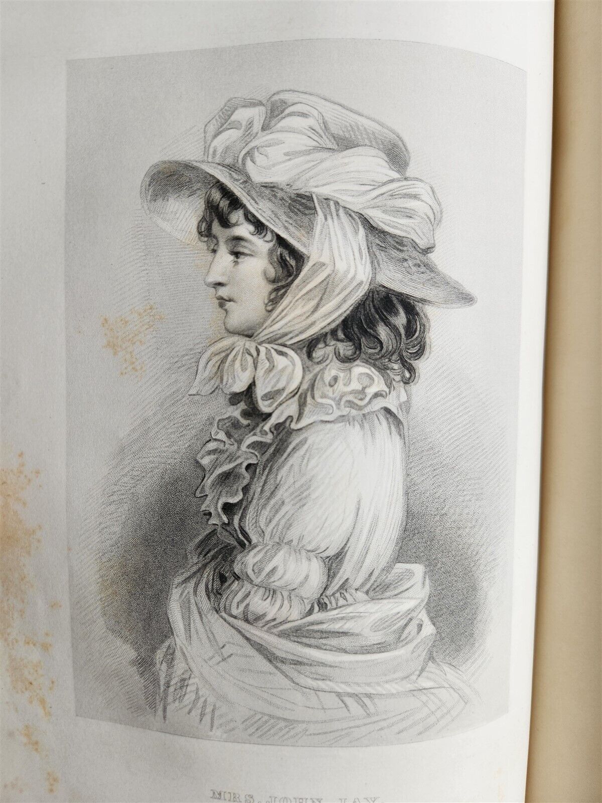 1859 REPUBLICAN COURT AMERICAN SOCIETY by R. GRISWOLD antique WOMEN PORTRAITS