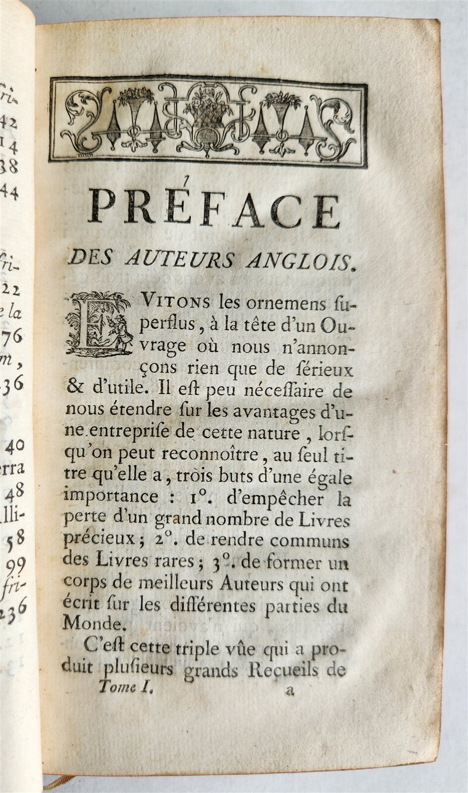1749 HISTOIRE des VOYAGES VOL.1 antique illustrated TRAVELS to AFRICA & INDIA